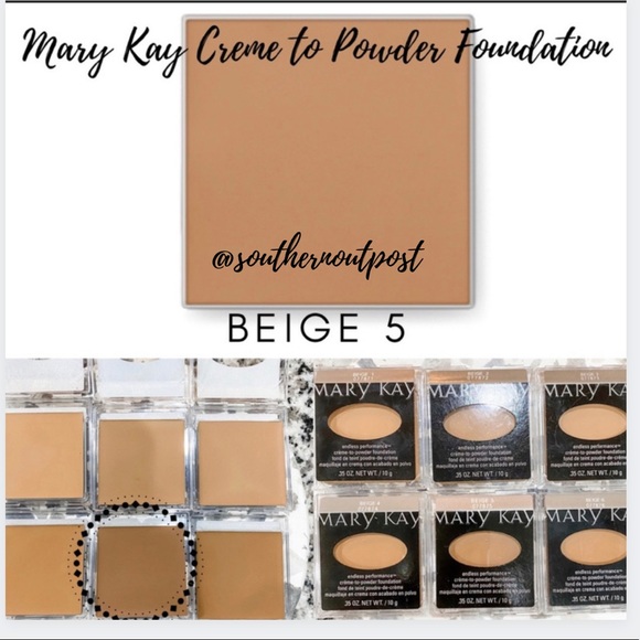 Mary Kay Creme to Powder Foundation In Beige 4 - Picture 1 of 2